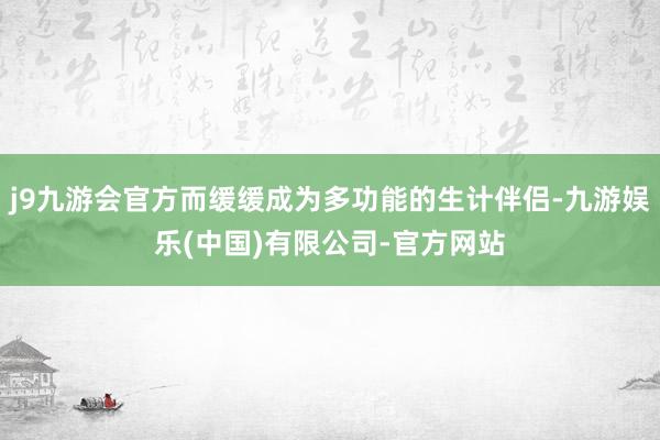 j9九游会官方而缓缓成为多功能的生计伴侣-九游娱乐(中国)有限公司-官方网站