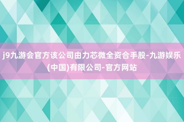 j9九游会官方该公司由力芯微全资合手股-九游娱乐(中国)有限公司-官方网站